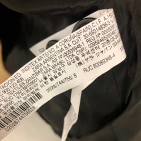 ZARA 75% Wool Belted Coat, S, NWT - Picture 14 of 14